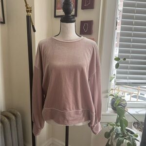 Velvet Long Sleeve Madewell Top